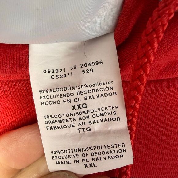 Champion Univ of Maryland Hoodie Red 2XL - Picture 8 of 8